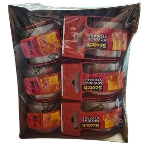Scotch Moving & Storage Packaging Tape 6-Pack – Long Lasting Strength